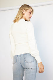 Nevanne Knit Top - White