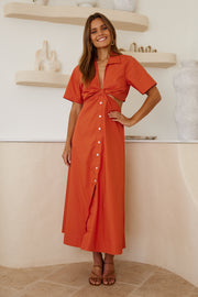 Rashka Dress - Rust