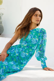 Robyna Dress - Green Floral