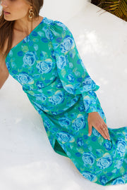 Robyna Dress - Green Floral