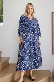 Samarra Dress - Mono Print