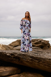 Samuela Dress - Blue Floral