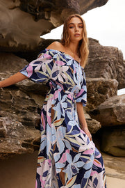 Samuela Dress - Blue Floral