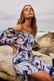 Samuela Dress - Blue Floral