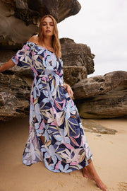 Samuela Dress - Blue Floral