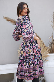 Shayleen Dress - Black Floral-Dresses-Womens Clothing-ESTHER & CO.