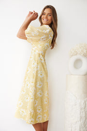 Suzanna Dress - Yellow Floral