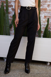 Voleen Pants - Black-Pants-Womens Clothing-ESTHER & CO.