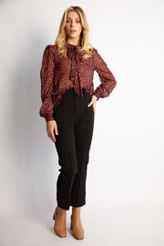 Waylin Blouse - Animal Print