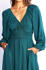 Ximona Dress - Emerald