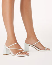 Yazmin Heels - White