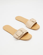 Gusta Sandals - Vanilla Linen