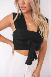 Madelynn Wrap - Black
