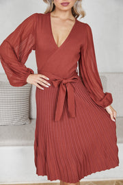 Abby Mae Dress - Rust