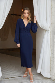 Adrastea Dress - Navy
