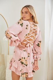 Alayna Dress - Pink Floral-Dresses-Womens Clothing-ESTHER & CO.