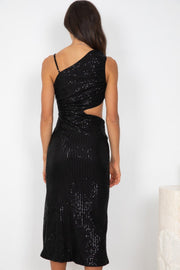 Amadea Dress - Black-Dresses-Womens Clothing-ESTHER & CO.
