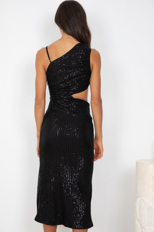 Amadea Dress - Black-Dresses-Womens Clothing-ESTHER & CO.