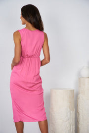 Aryana Dress - Hot Pink