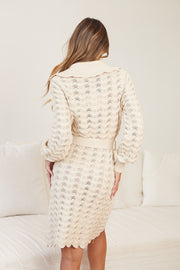 Chana Knit Dress - Beige