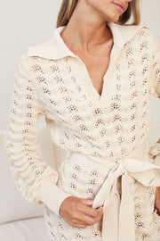 Chana Knit Dress - Beige