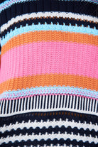 Roberta Knit in Multi womens retro inspired multicolour printed knit jumper