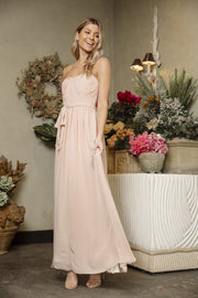 Dahlia Multi-Way Maxi Dress - Soft Peach