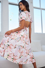 Evonne Dress - White Floral