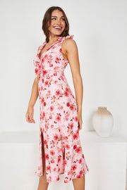 Fall For You Dress - Pink Print