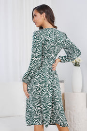 Fifity Dress - Green Print
