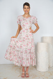 Gretel Dress - Pink Floral