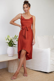 Griselle Dress - Rust