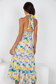 Hamlin Dress - Beige Floral
