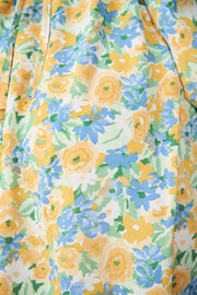 Hanna Dress - Yellow Floral