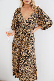 Henrieta Dress - Leopard Print