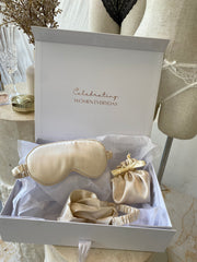 Satin Eye Mask Pack - Champagne
