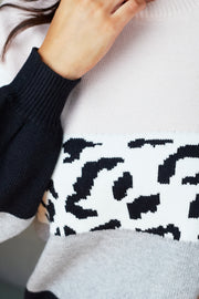 Icey Jumper - Rose Block