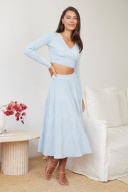 Klarassi Knit Top - Blue