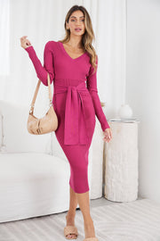 Kourtney Dress - Plum