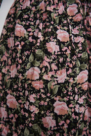 Melle Dress - Black Floral-Dresses-Womens Clothing-ESTHER & CO.
