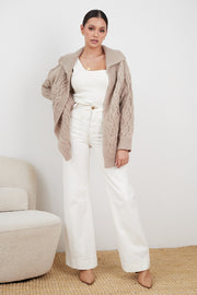 Nermina Cardigan - Mocha
