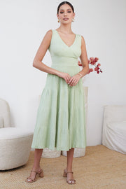 Sandralee Dress - Sage