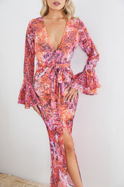 Shilah Dress - Pink Print