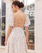 Panama Top - White Floral