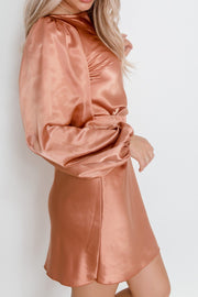 Tonneli Dress - Rust-Dresses-Womens Clothing-ESTHER & CO.