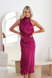 Zariah Dress - Burgundy