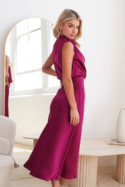 Zariah Dress - Burgundy