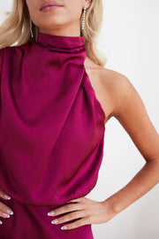 Zariah Dress - Burgundy