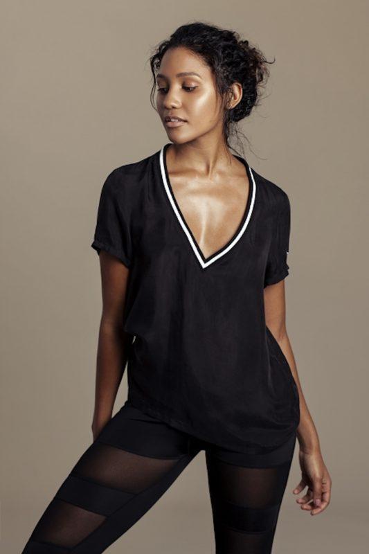 GOLDI Low V Tee-Tops-Goldi-ESTHER & CO.