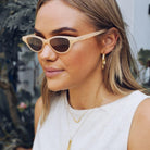 India peach sunglasses